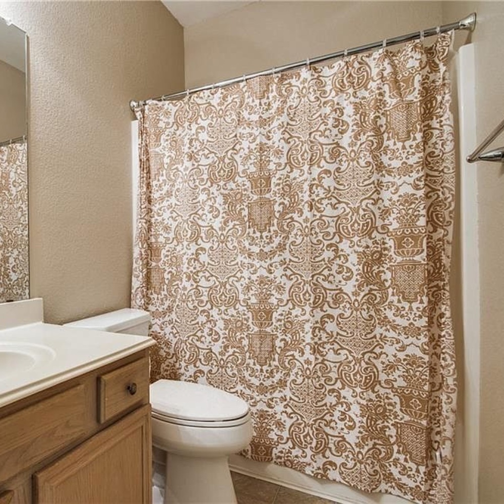 Croscill Medic Wheat  2 Shower Curtains 70x72 100% Cotton home decor set